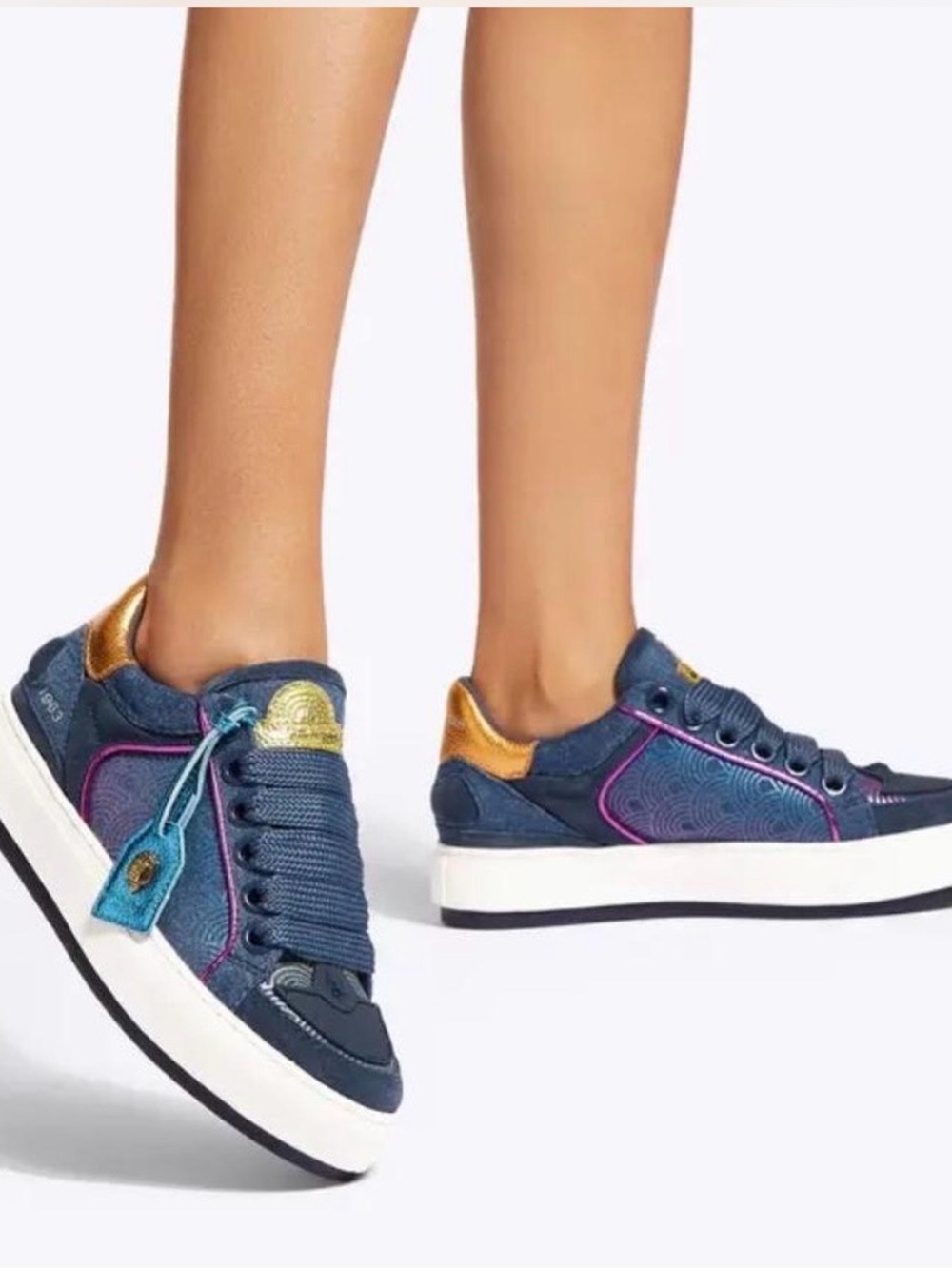 NWOB KURT GEIGER
LONDON SOUTHBANK TAG
SNEAKER. Size 38.5. MSRP $235